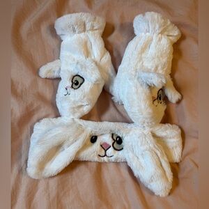 American Girl Wellie Wisher Headband and Glove Set